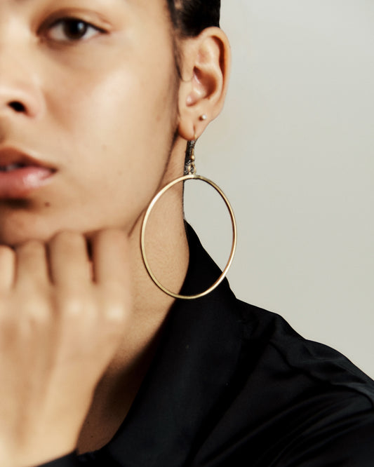 Mzima Brass Earrings