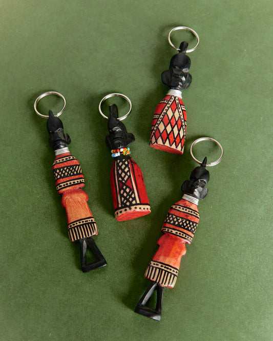 Maasai Warrior Key Holder