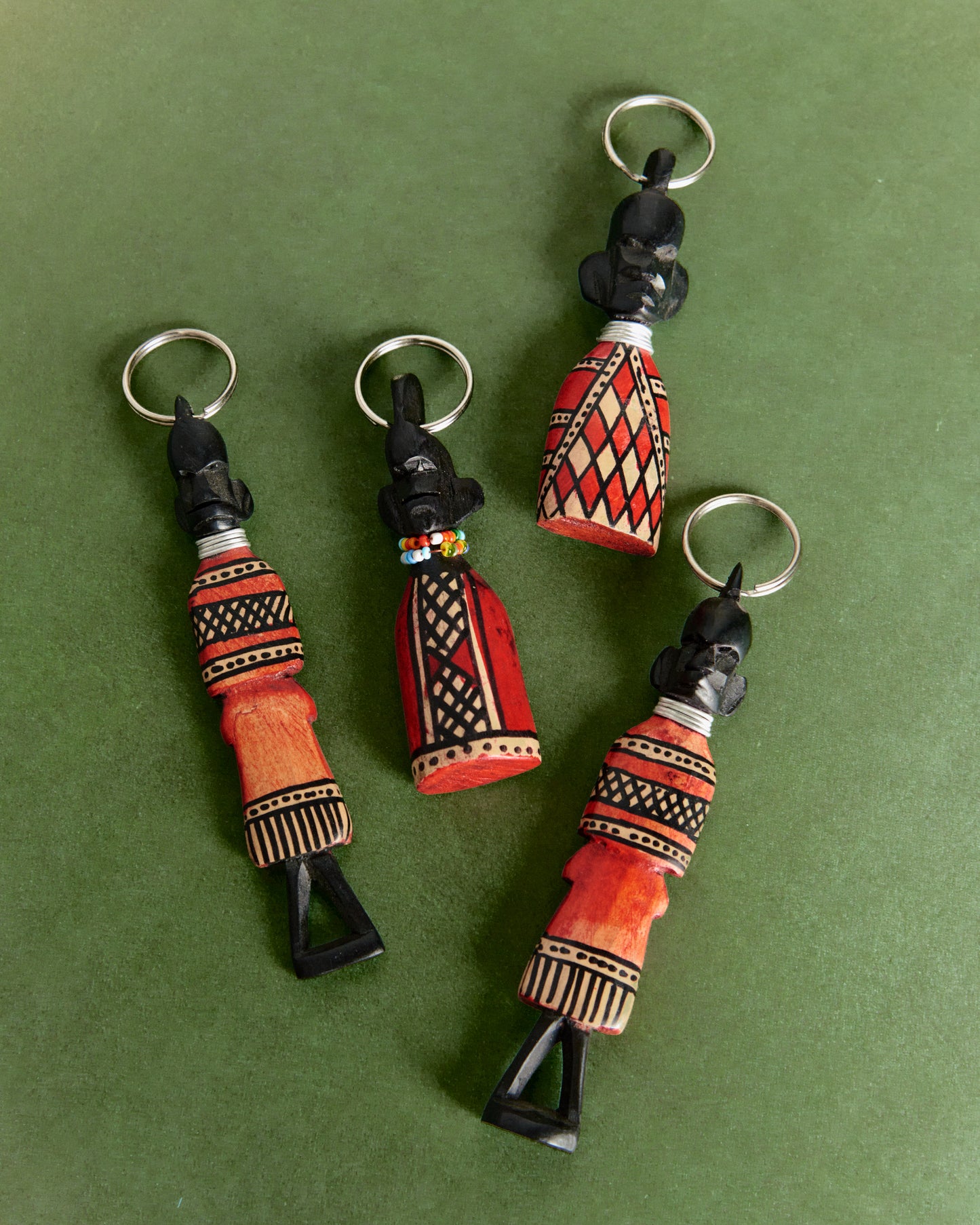 Maasai Warrior (mfupi) Key Holder